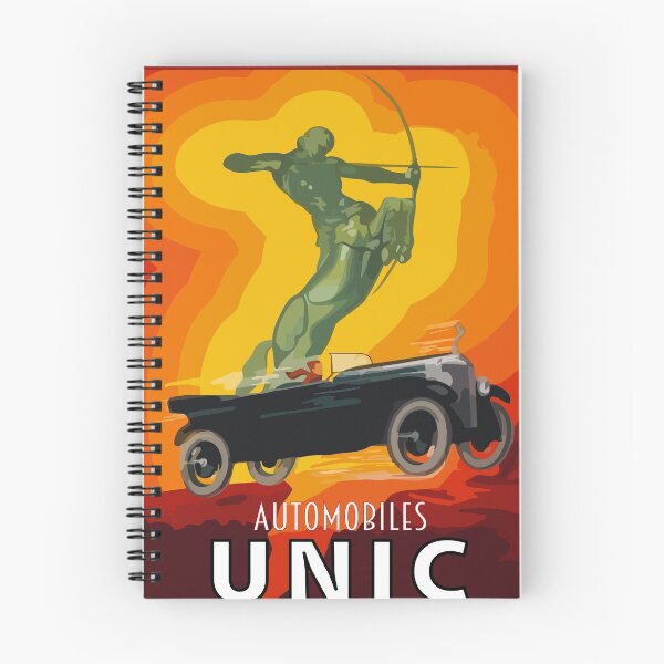 Item preview, Retro art deco Unic automobiles designed and sold by aapshop.