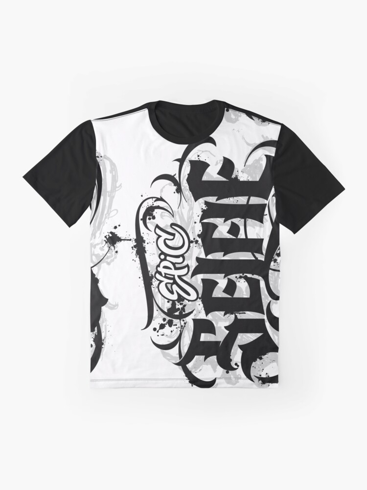 Alternate view of 'Epic Selfie' Black Goth Grunge Tattoo Hand Lettering Calligraphy Graphic T-Shirt