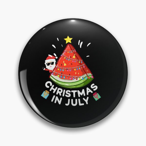 Item preview, CHRISTMAS IN JULY WATERMELON SANTA SUMMER TREE designed and sold by sobriowslen.