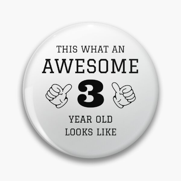 Item preview, Awesome 3 year old designed and sold by prudencehollow.