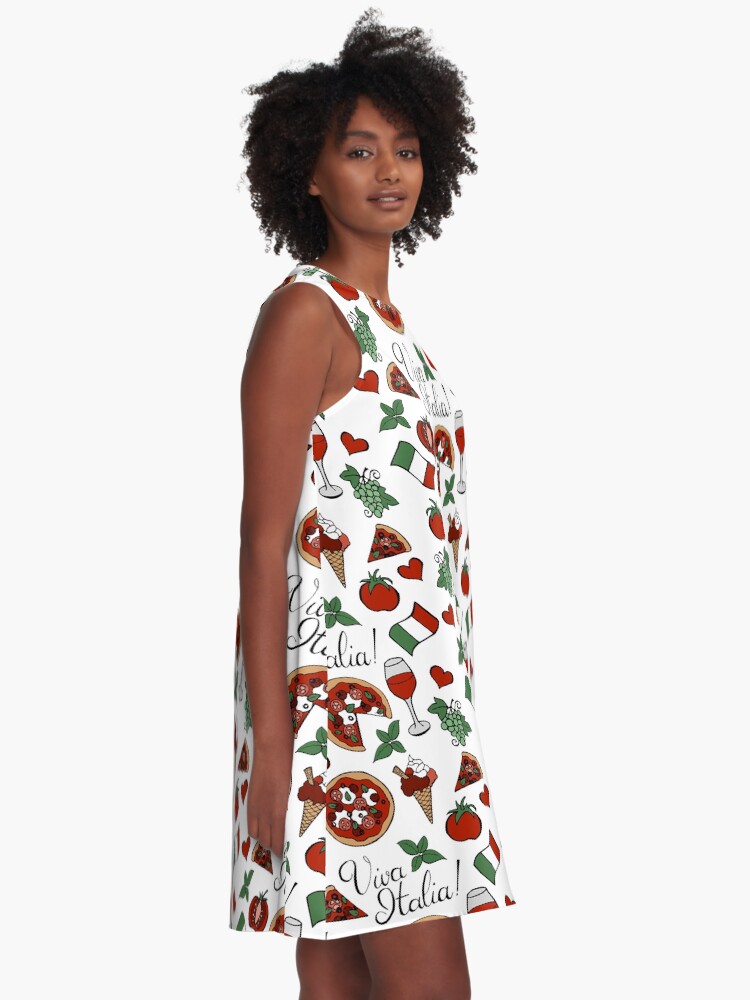 Thumbnail 2 of 4, A-Line Dress, Viva Italia Pattern designed and sold by Olooriel.