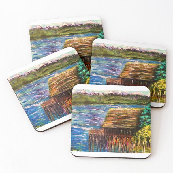 Item preview, Lemolo Boathouse  designed and sold by Karen Gerstenberger.