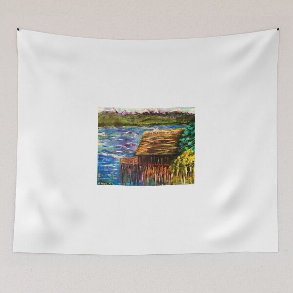 Item preview, Lemolo Boathouse  designed and sold by Karen Gerstenberger.