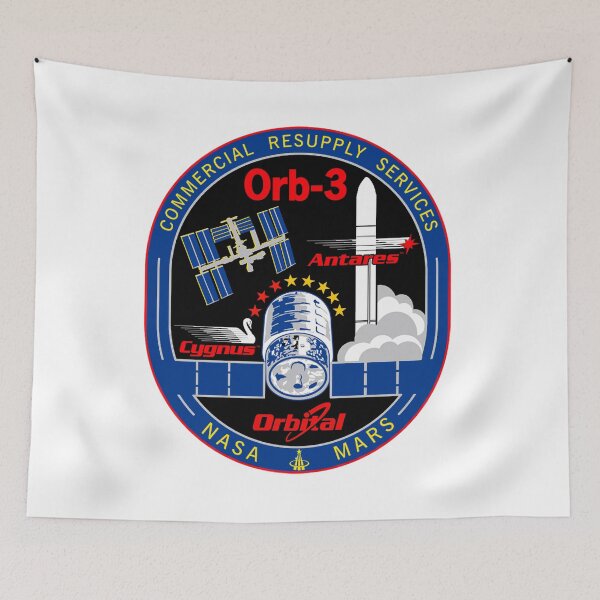 Item preview, Cygnus CRS Orb-3 Logo designed and sold by Nikki SpaceStuffPlus.