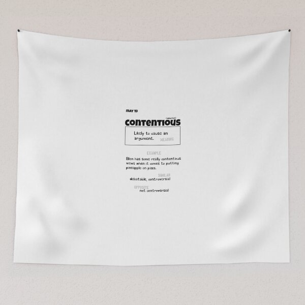 Item preview, May 19 Contentious designed and sold by Square Root of Squid.