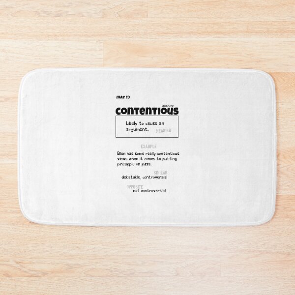 Item preview, May 19 Contentious designed and sold by Square Root of Squid.