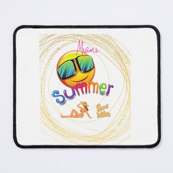 Item preview, Yellow Miami Sun with beach girl designed and sold by PalomaHealing24.
