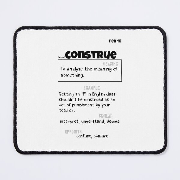 Item preview, February 18 Construe designed and sold by Square Root of Squid.