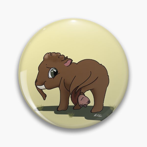 Item preview, Prehistoric Babies: Shy Mammoth  designed and sold by WriterofDreams.