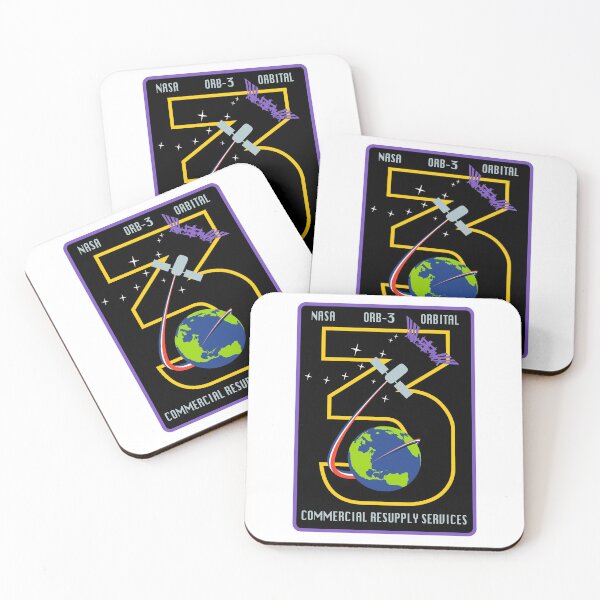 Item preview, NASA: CRS Orb-3 Logo designed and sold by Nikki SpaceStuffPlus.