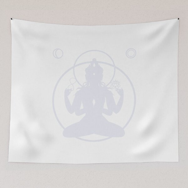 Item preview, Minimalist Avalokiteshvara Buddha Print designed and sold by DharmaArts.