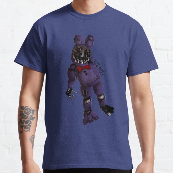 FNAF 2 - Withered Bonnie design T-shirt engraçado camiseta manga curta  homem roupas manga curta tee roupas para homens - AliExpress