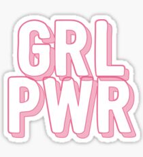 grl pwr Sticker