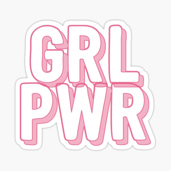 grl pwr Sticker