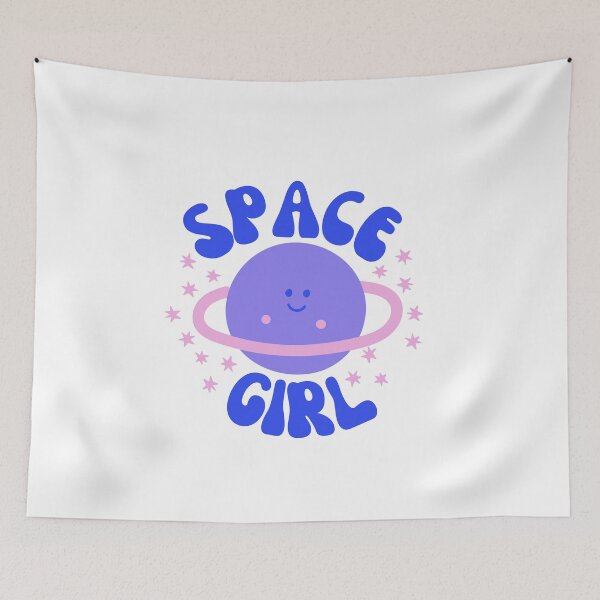 Item preview, Space Girl Saturn  designed and sold by groovyfolk.
