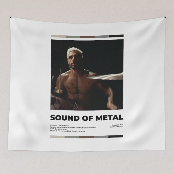 Item preview, Sound of Metal alternative modern movie poster designed and sold by RonaldMartin22.