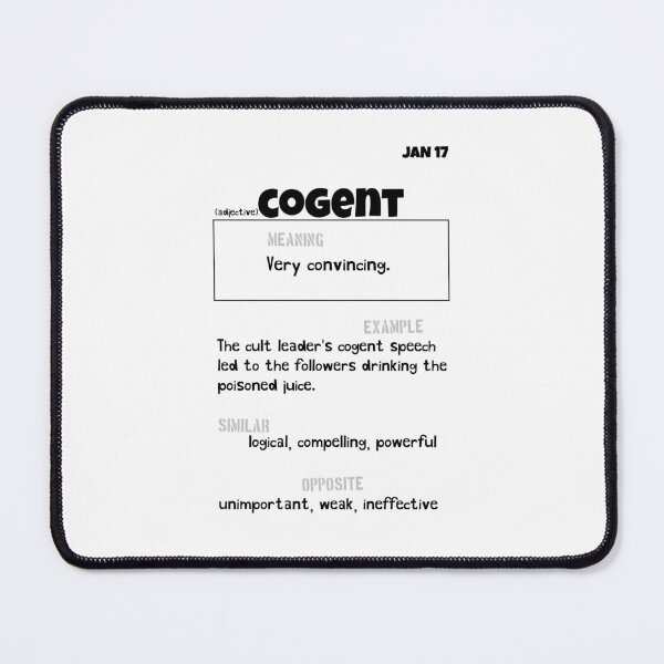 Item preview, January 17 Cogent designed and sold by Square Root of Squid.