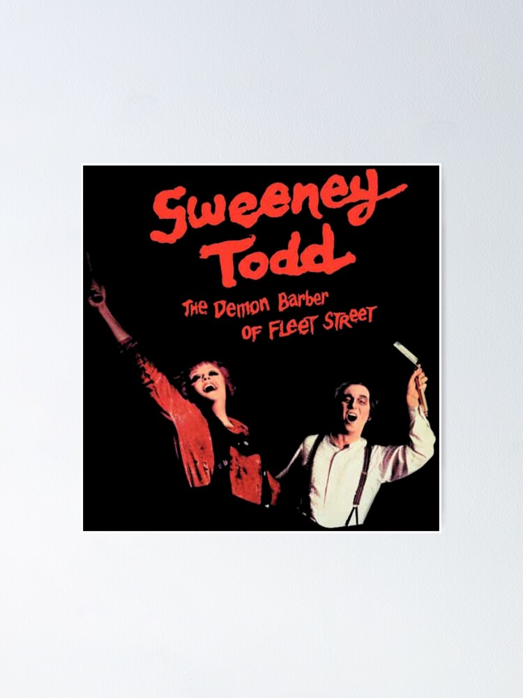 "SWEENEY TODD" Poster for Sale by NikitaTorp | Redbubble