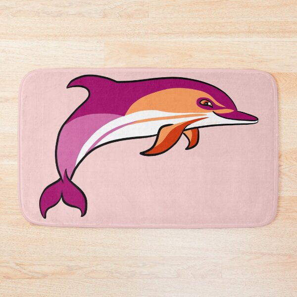 Item preview, lesbian pride common dolphin designed and sold by PigeonGryphon.
