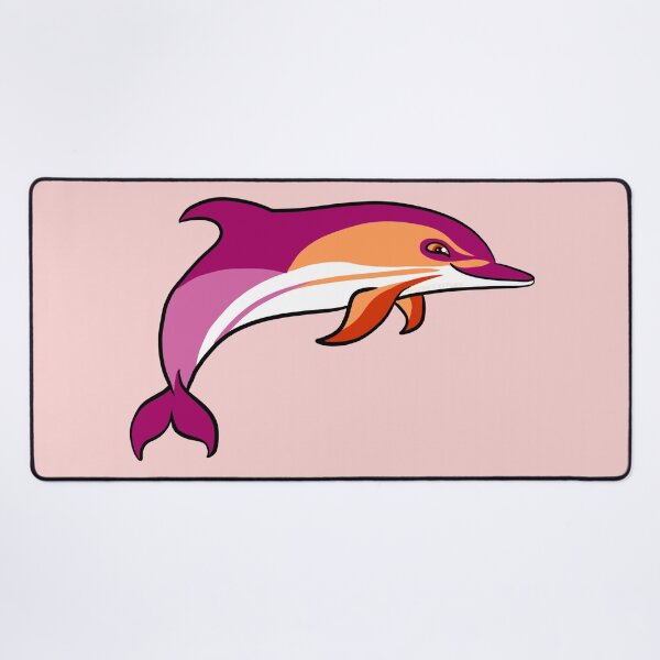 Item preview, lesbian pride common dolphin designed and sold by PigeonGryphon.
