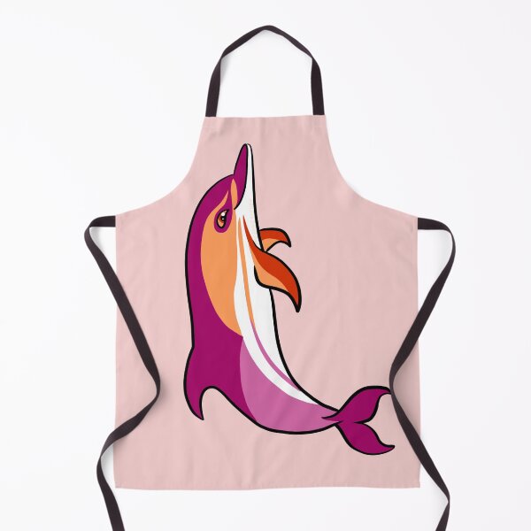Item preview, lesbian pride common dolphin designed and sold by PigeonGryphon.