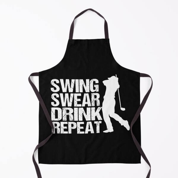 Aperçu de l'œuvre Citations de golf pour la fête des pères, répétition du swing, citation de boisson de golf créée et vendue par SheIsAQueen.
