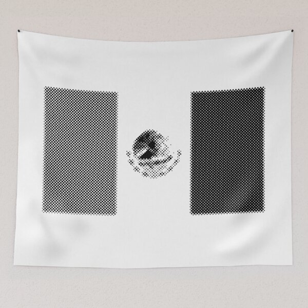 Item preview, Mexico Flag - Black 1 designed and sold by boltjesdesign.