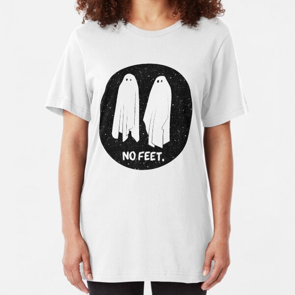 NO FEET - GHOSTS Slim Fit T-Shirt