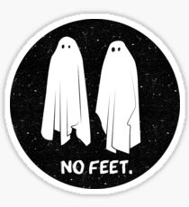 NO FEET - GHOSTS Sticker