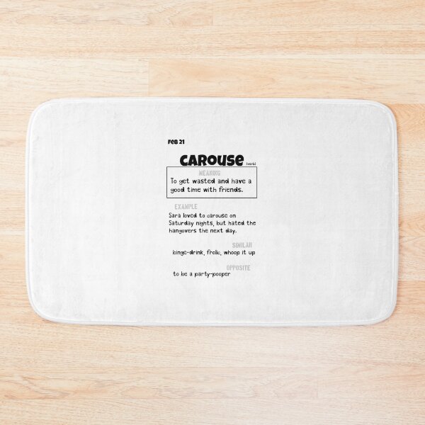 Item preview, February 21 Carouse designed and sold by Square Root of Squid.
