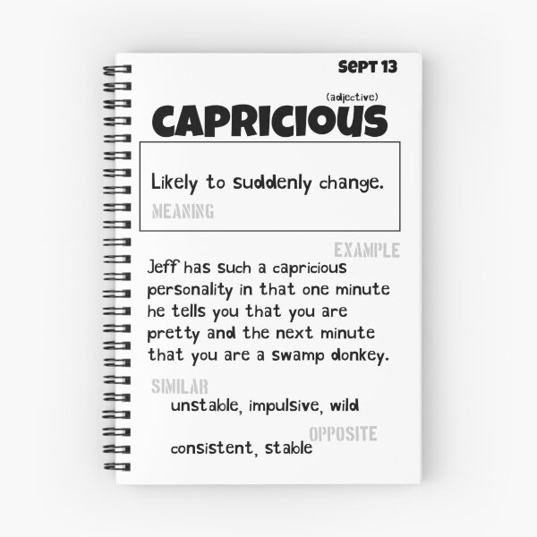 Item preview, September 13 Capricious designed and sold by Square Root of Squid.