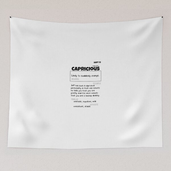 Item preview, September 13 Capricious designed and sold by Square Root of Squid.