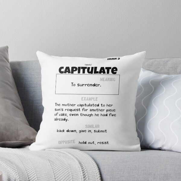 Item preview, March 3 Capitulate designed and sold by Square Root of Squid.