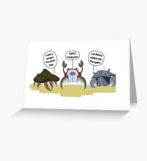 Mudcrabs Greeting Card
