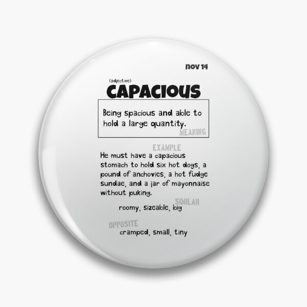 Item preview, November 14 Capacious designed and sold by Square Root of Squid.