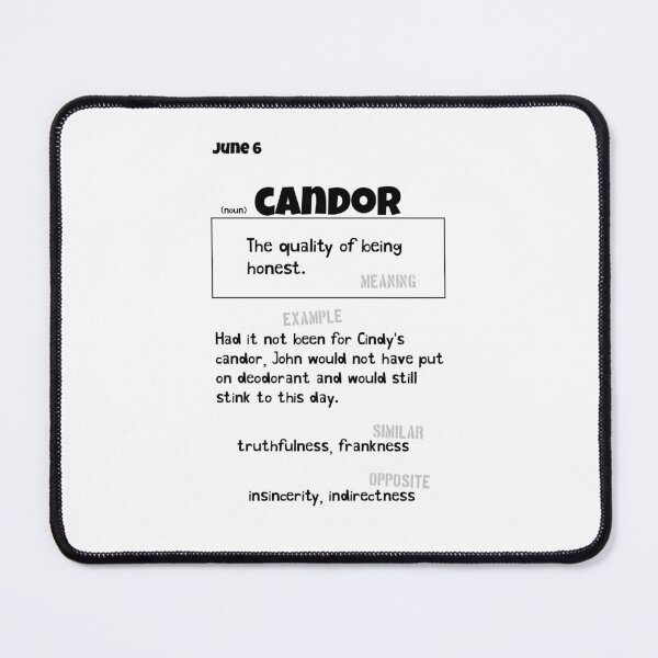 Item preview, June 6 Candor designed and sold by Square Root of Squid.