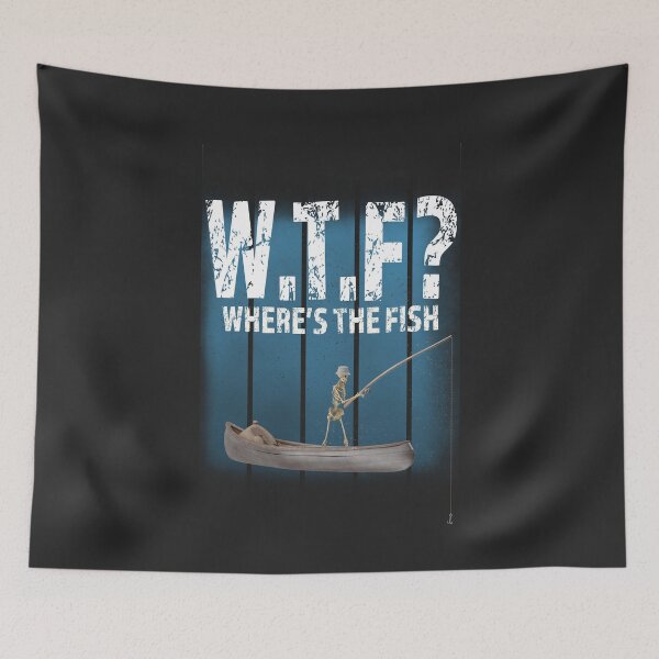 Item preview, WTF WHERE'S THE FISH? designed and sold by david parry.