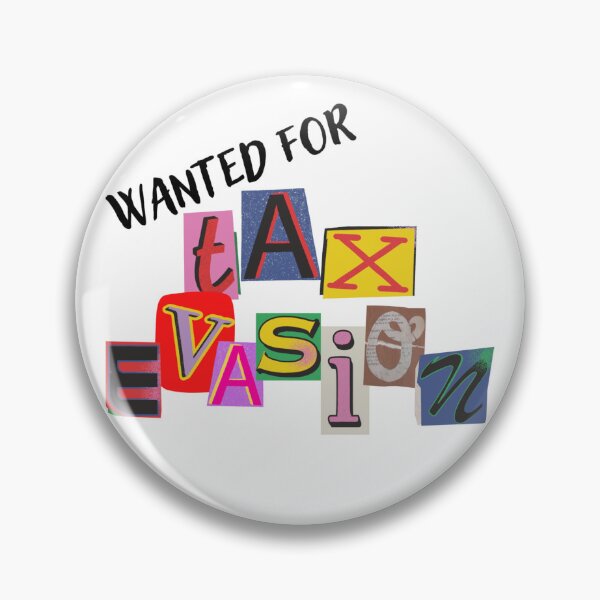 Item preview, Wanted for Tax Evasion designed and sold by lovelylavenderJ.