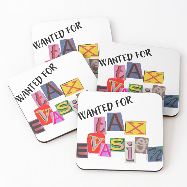 Item preview, Wanted for Tax Evasion designed and sold by lovelylavenderJ.