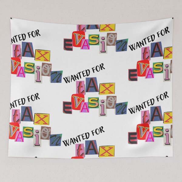 Item preview, Wanted for Tax Evasion designed and sold by lovelylavenderJ.
