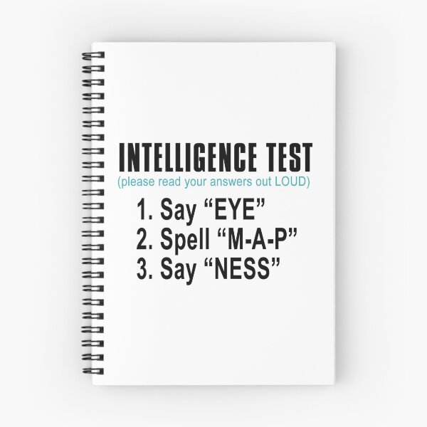 Item preview, Intelligence Test Say Eye M A P Ness Funny Dad Joke designed and sold by ujgbnx.