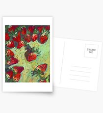 Strawberries on a table Postcards