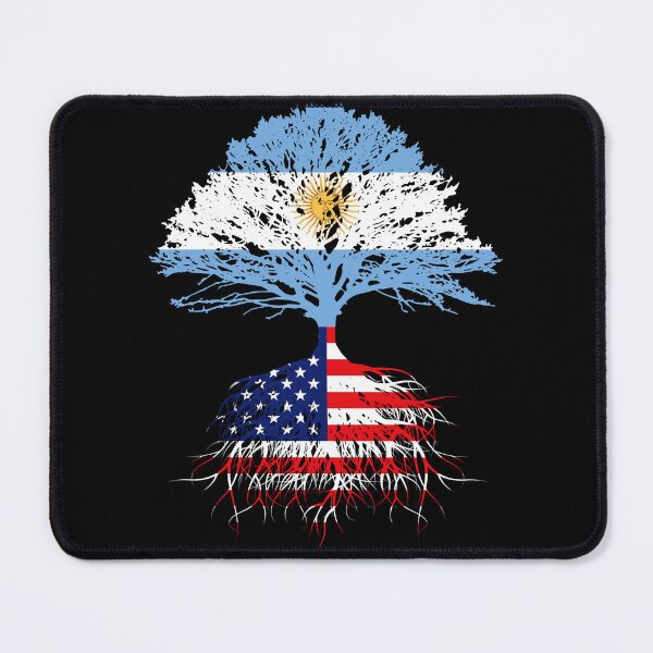Item preview, USA Argentina Roots Tree Argentinian American Country Map Flag Mug US Naturalization Ceremony Gift Men Women Family Friend designed and sold by maindeals.