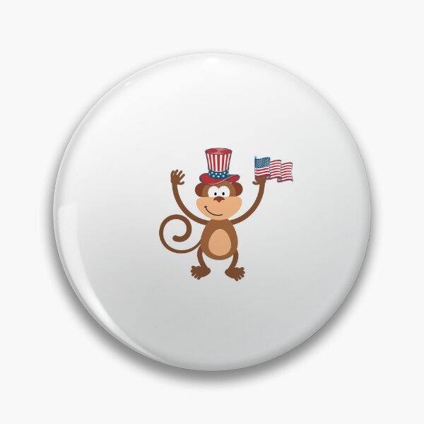 Item preview, Funny independence day usa Monkey, 4th of july designed and sold by yssnyd.