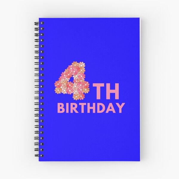 Item preview, My 4th Birthday Floral Design designed and sold by prudencehollow.