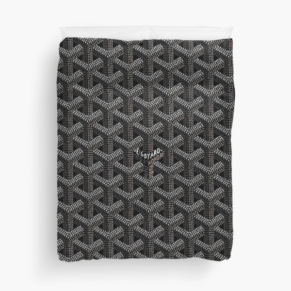 black pattern Duvet Cover