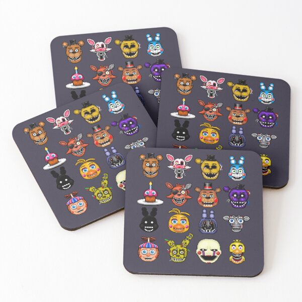 Item preview, Experience Survival Horror Humor Five Nights At Freddy'S - Pixel Art - Multiple Characters Cute Gift designed and sold by Charlessiegel.