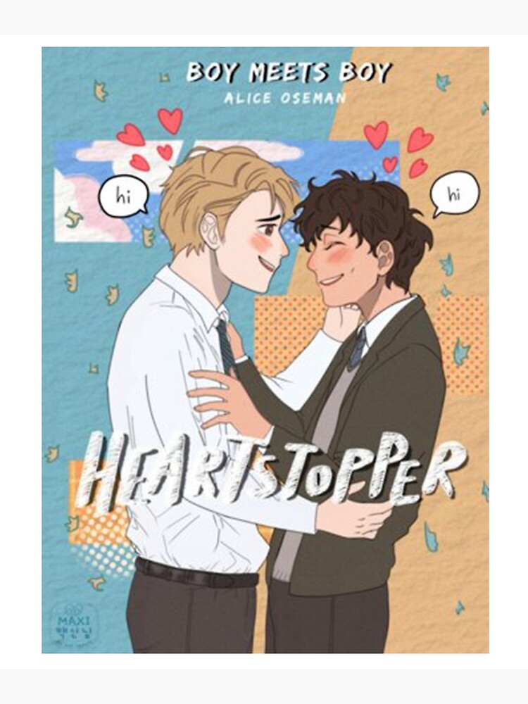 "heartstopper sweater boy meet boy" Poster for Sale by