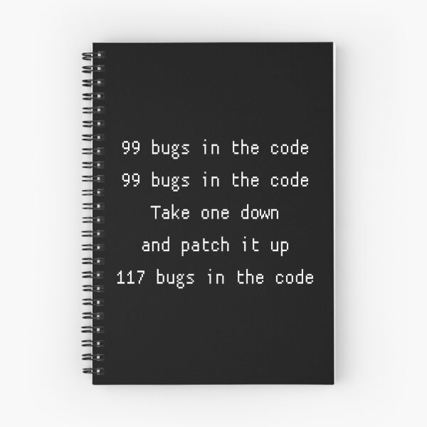 Item preview, 117 Bugs In The Code Funny Coder designed and sold by JuxNdx.