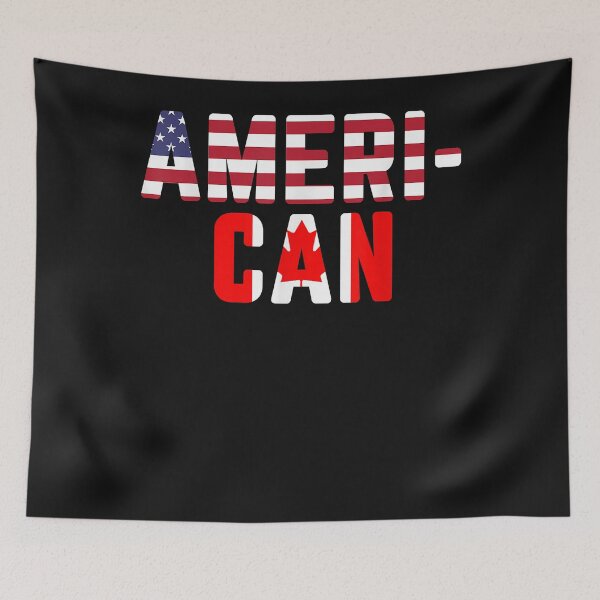 Item preview, American Canadian Flag America Canada Patriotic Tee designed and sold by Evrard122344.